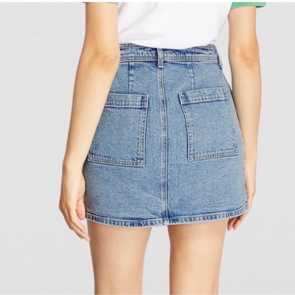 LE JEAN By Charlie Gay Alexis Mini Skirt Size 26 - Picture 2 of 9